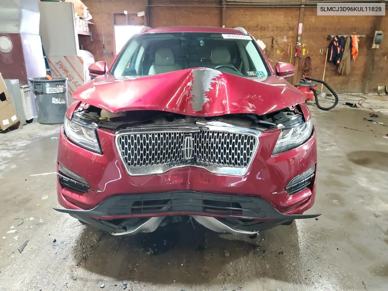 2019 Lincoln Mkc Reserve VIN: 5LMCJ3D96KUL11828 Lot: 58394575