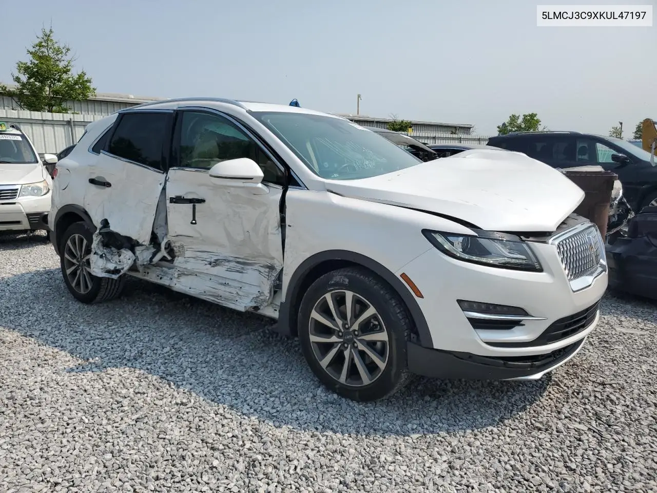 2019 Lincoln Mkc Reserve VIN: 5LMCJ3C9XKUL47197 Lot: 59190385