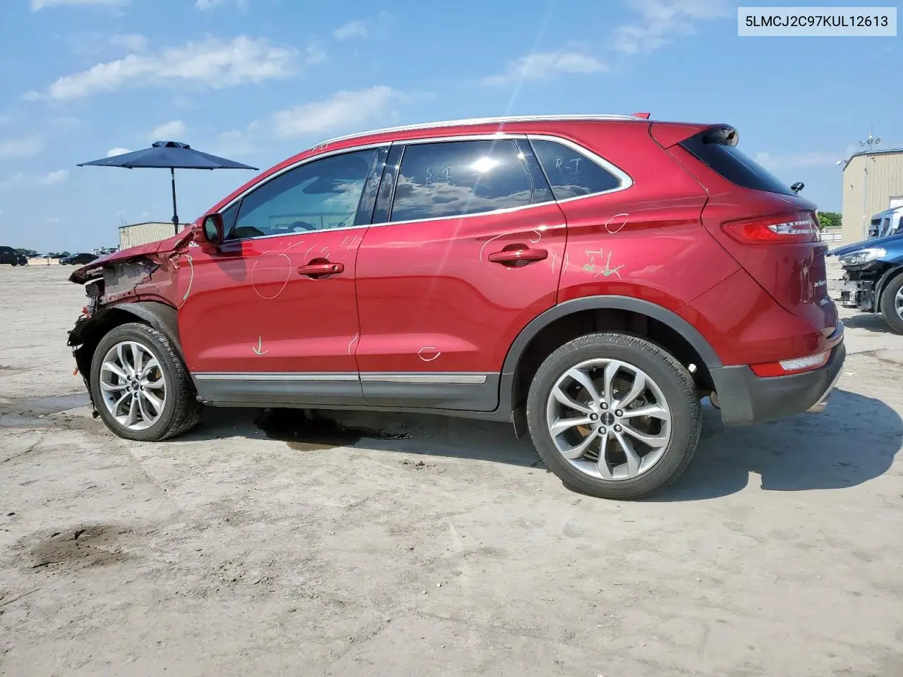 2019 Lincoln Mkc Select VIN: 5LMCJ2C97KUL12613 Lot: 59280945