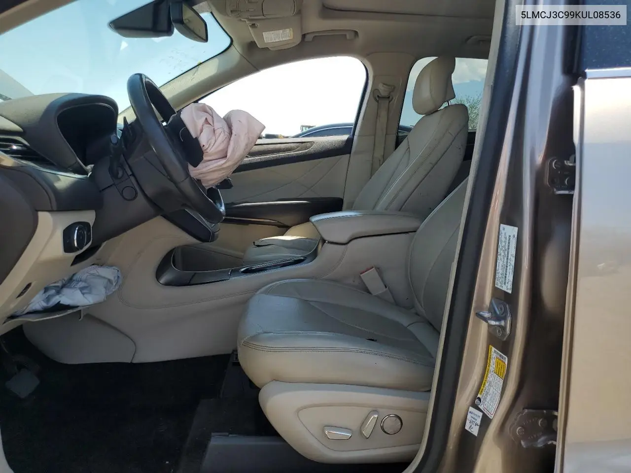 2019 Lincoln Mkc Reserve VIN: 5LMCJ3C99KUL08536 Lot: 59762545