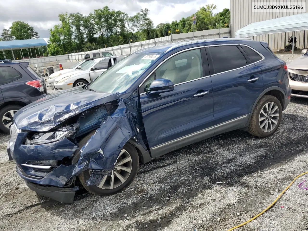 2019 Lincoln Mkc Reserve VIN: 5LMCJ3D9XKUL25196 Lot: 59796415