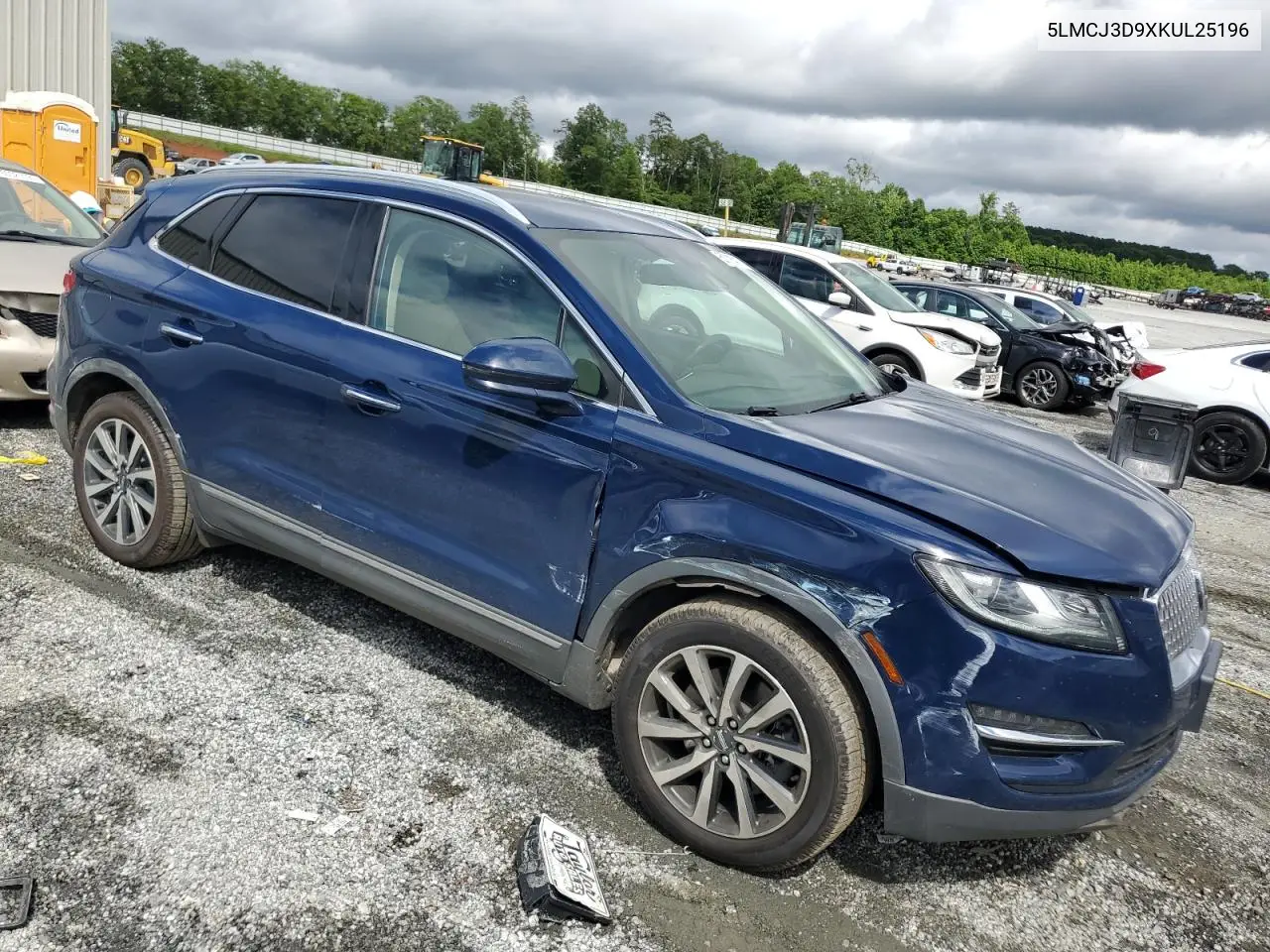 2019 Lincoln Mkc Reserve VIN: 5LMCJ3D9XKUL25196 Lot: 59796415