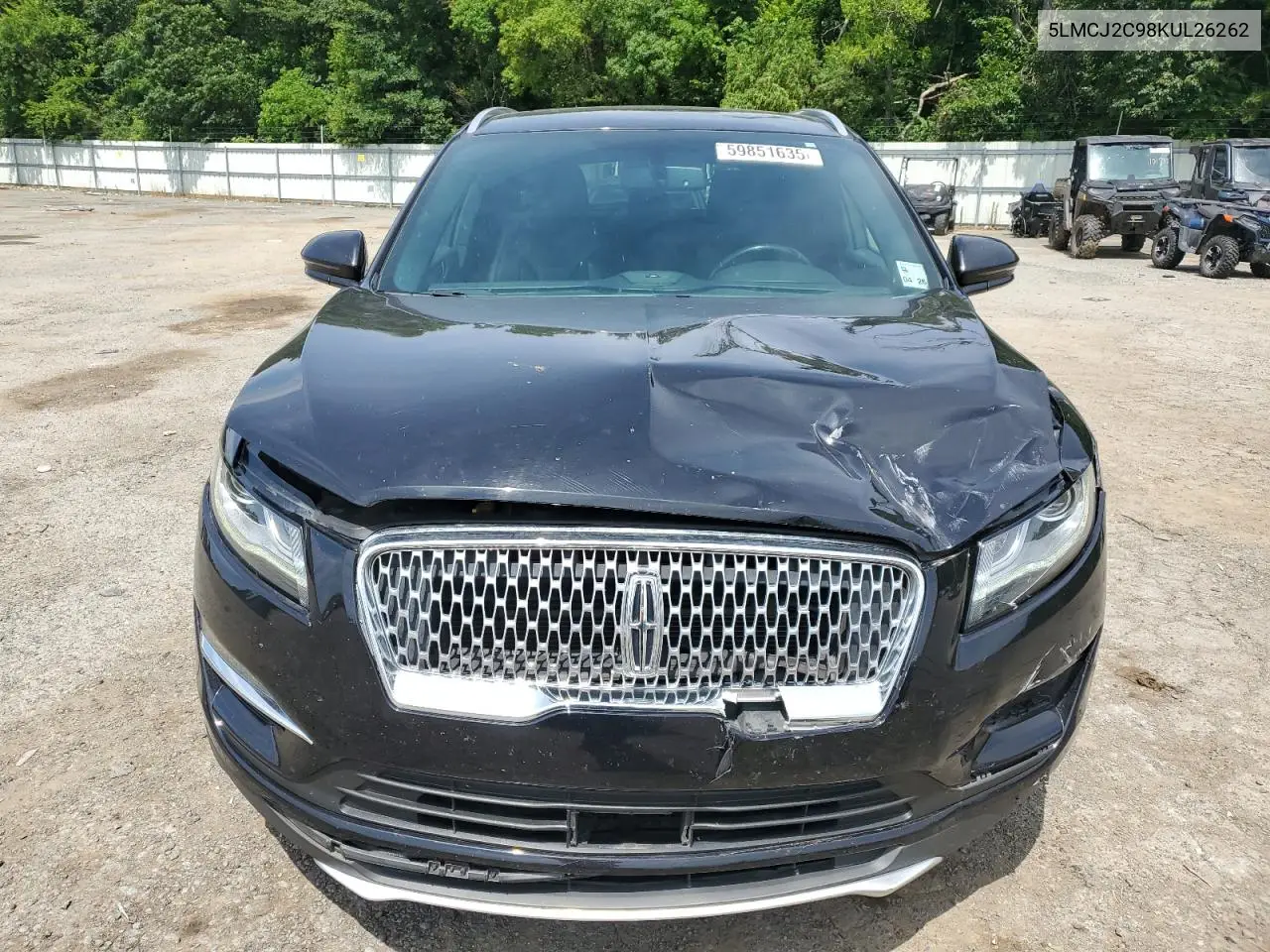 2019 Lincoln Mkc Select VIN: 5LMCJ2C98KUL26262 Lot: 59851635