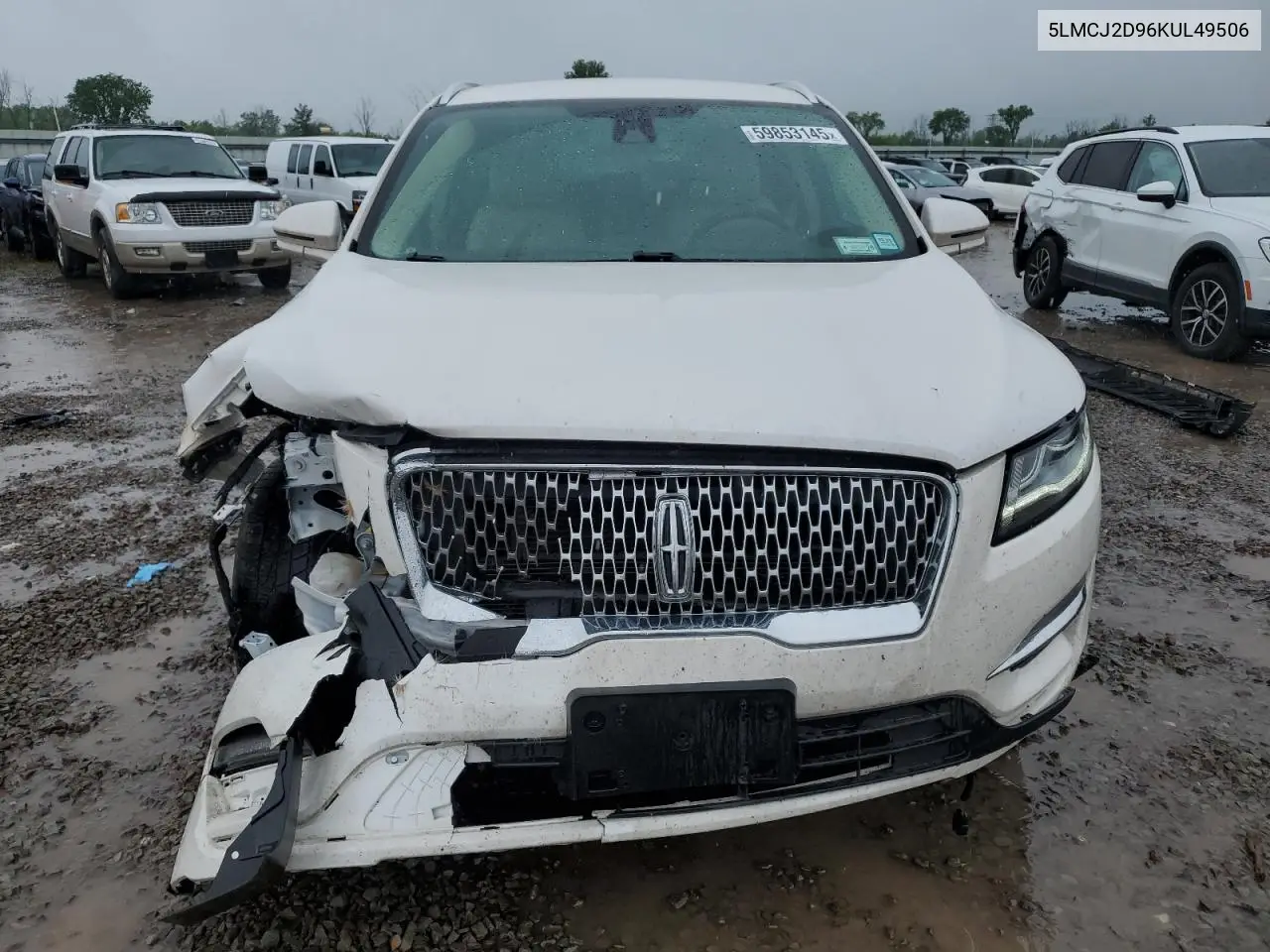 2019 Lincoln Mkc Select VIN: 5LMCJ2D96KUL49506 Lot: 59853145
