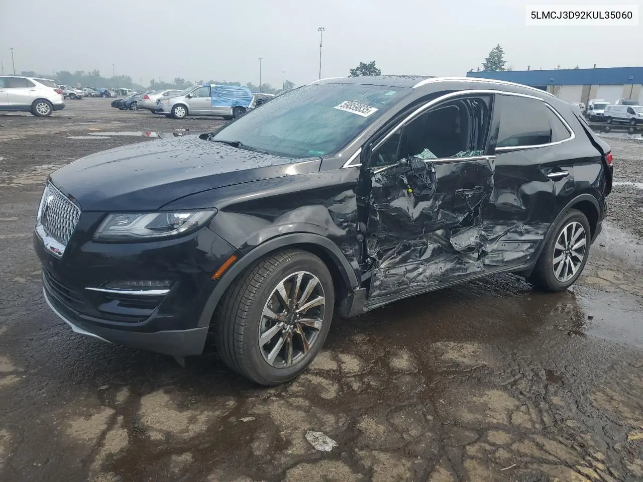 2019 Lincoln Mkc Reserve VIN: 5LMCJ3D92KUL35060 Lot: 59859835