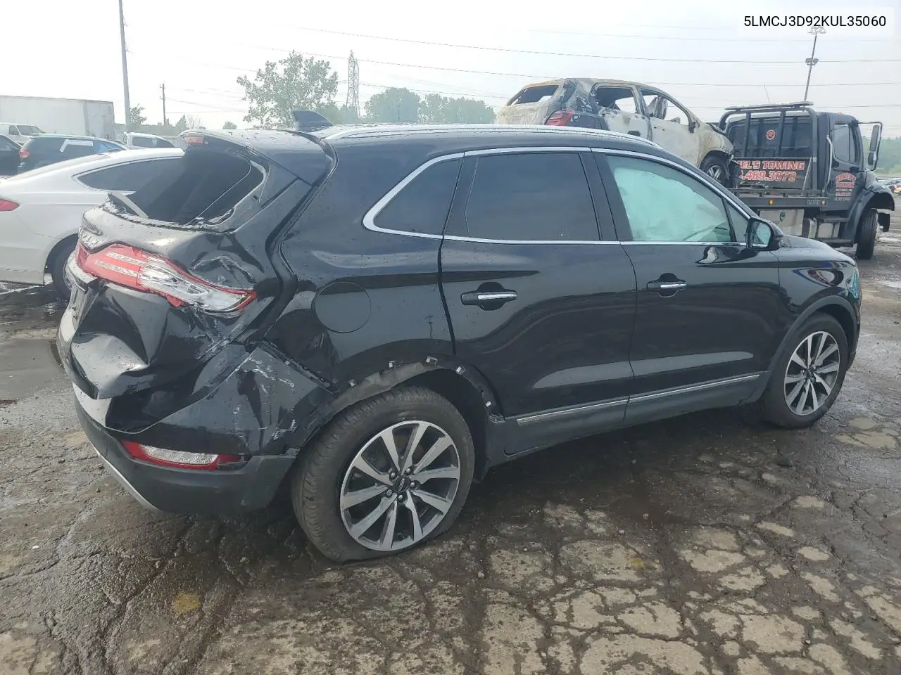 2019 Lincoln Mkc Reserve VIN: 5LMCJ3D92KUL35060 Lot: 59859835