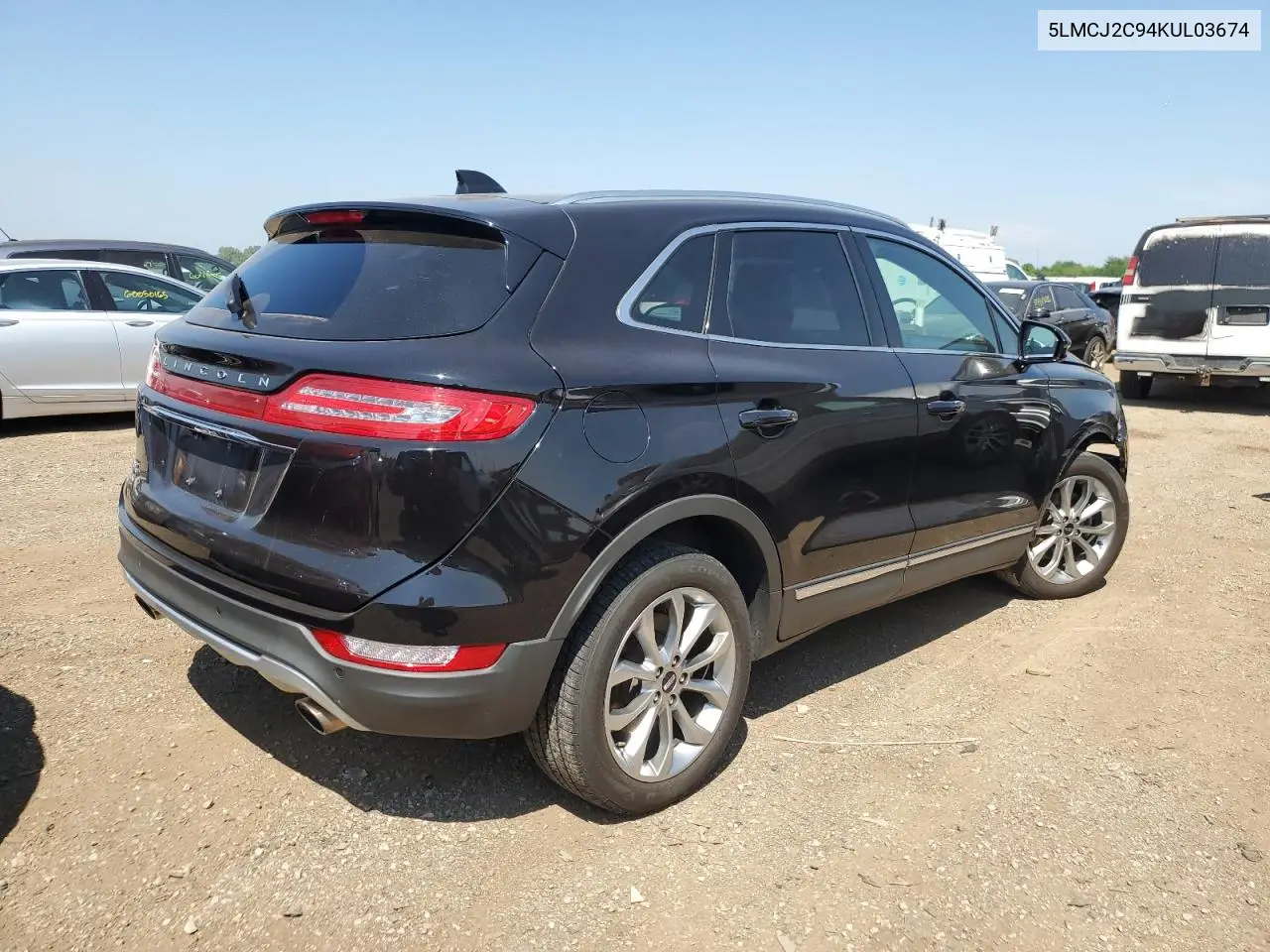 2019 Lincoln Mkc Select VIN: 5LMCJ2C94KUL03674 Lot: 59881425