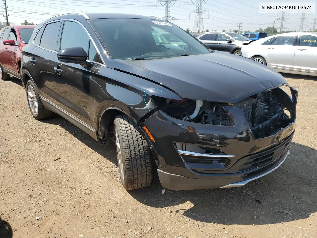 2019 Lincoln Mkc Select VIN: 5LMCJ2C94KUL03674 Lot: 59881425