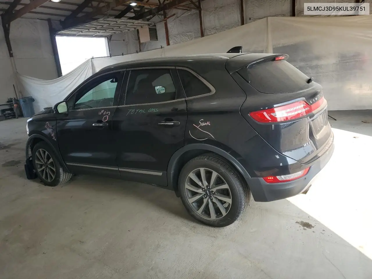 2019 Lincoln Mkc Reserve VIN: 5LMCJ3D95KUL39751 Lot: 60135725