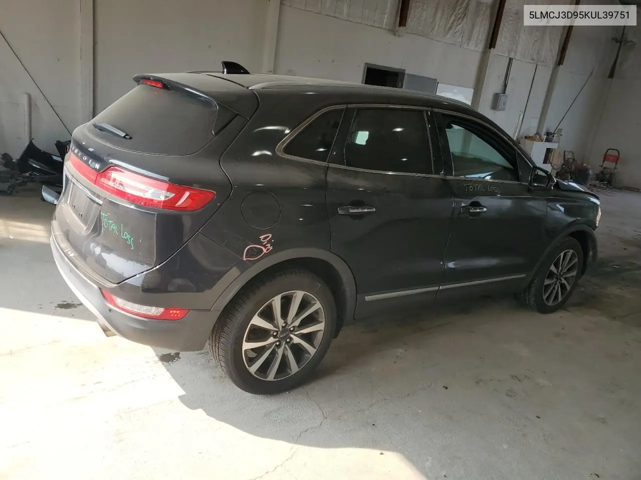 2019 Lincoln Mkc Reserve VIN: 5LMCJ3D95KUL39751 Lot: 60135725