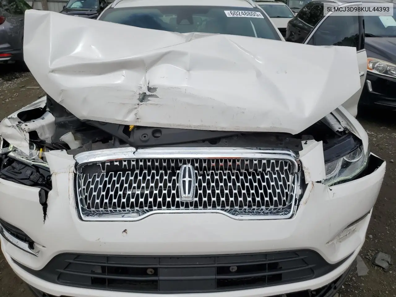 2019 Lincoln Mkc Reserve VIN: 5LMCJ3D98KUL44393 Lot: 60248805