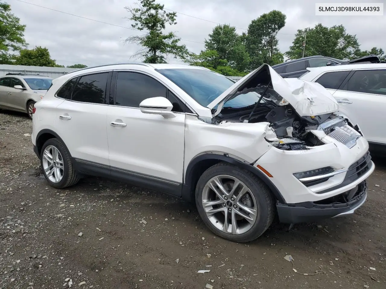 2019 Lincoln Mkc Reserve VIN: 5LMCJ3D98KUL44393 Lot: 60248805