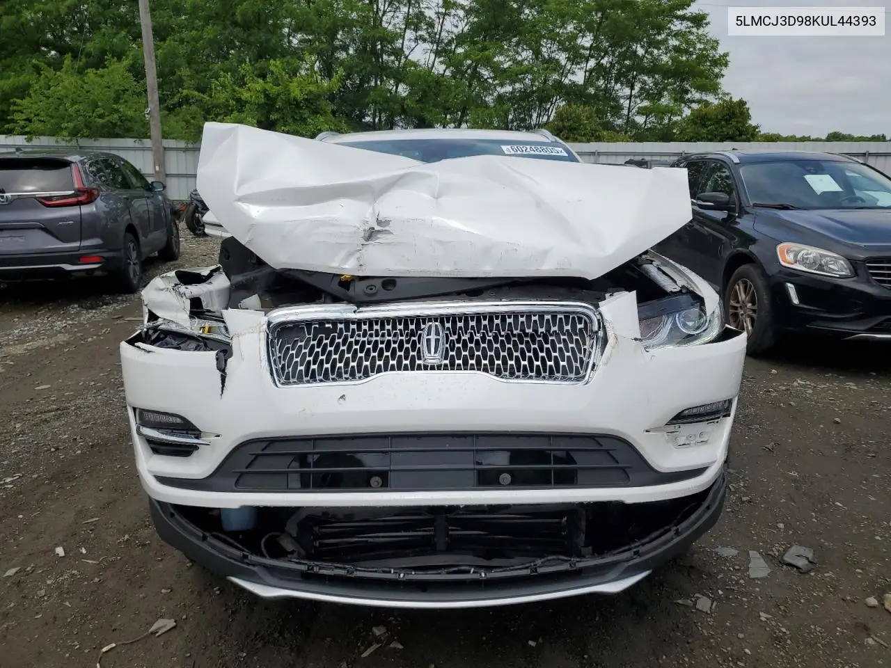 2019 Lincoln Mkc Reserve VIN: 5LMCJ3D98KUL44393 Lot: 60248805