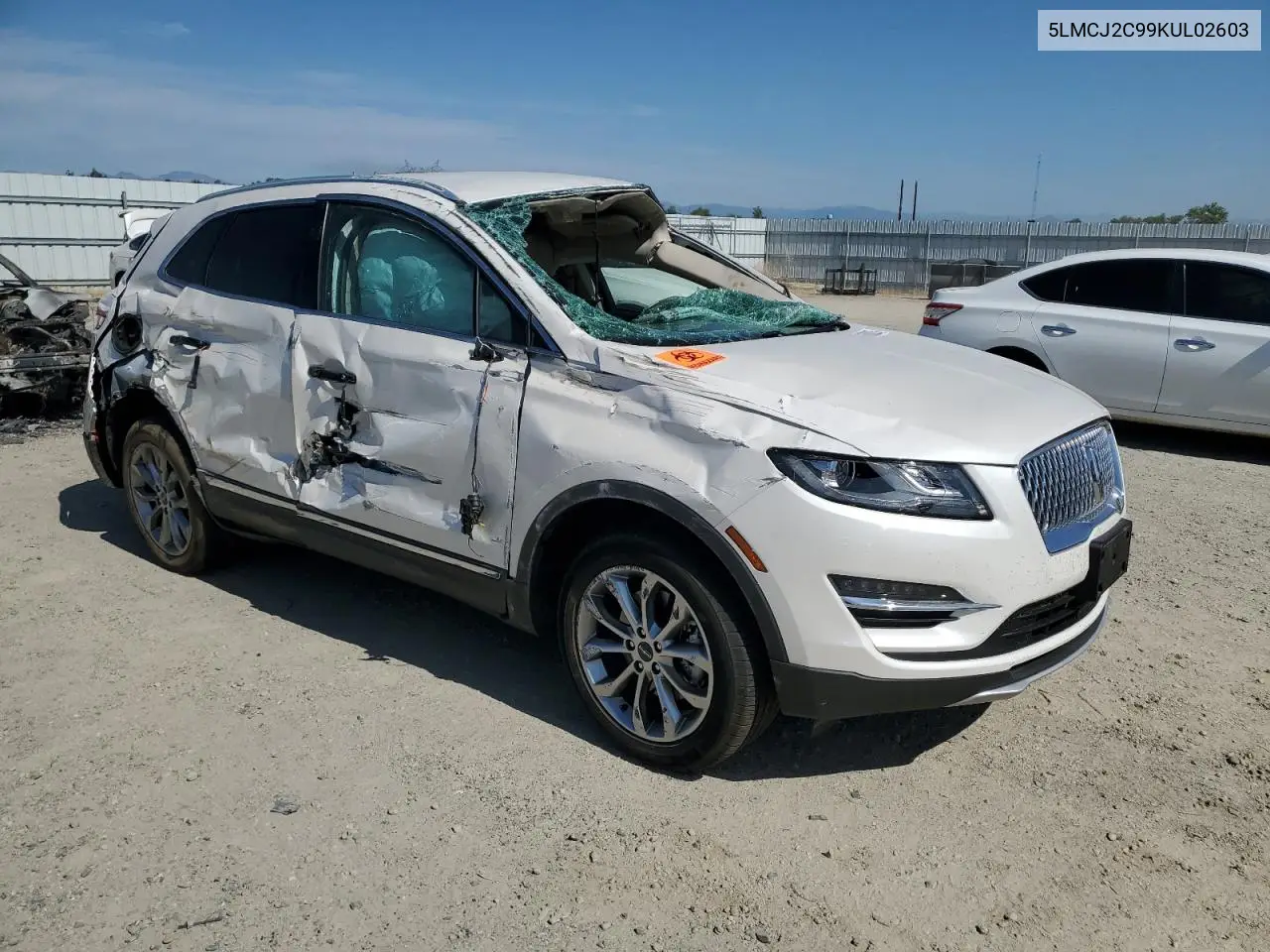 2019 Lincoln Mkc Select VIN: 5LMCJ2C99KUL02603 Lot: 60930025