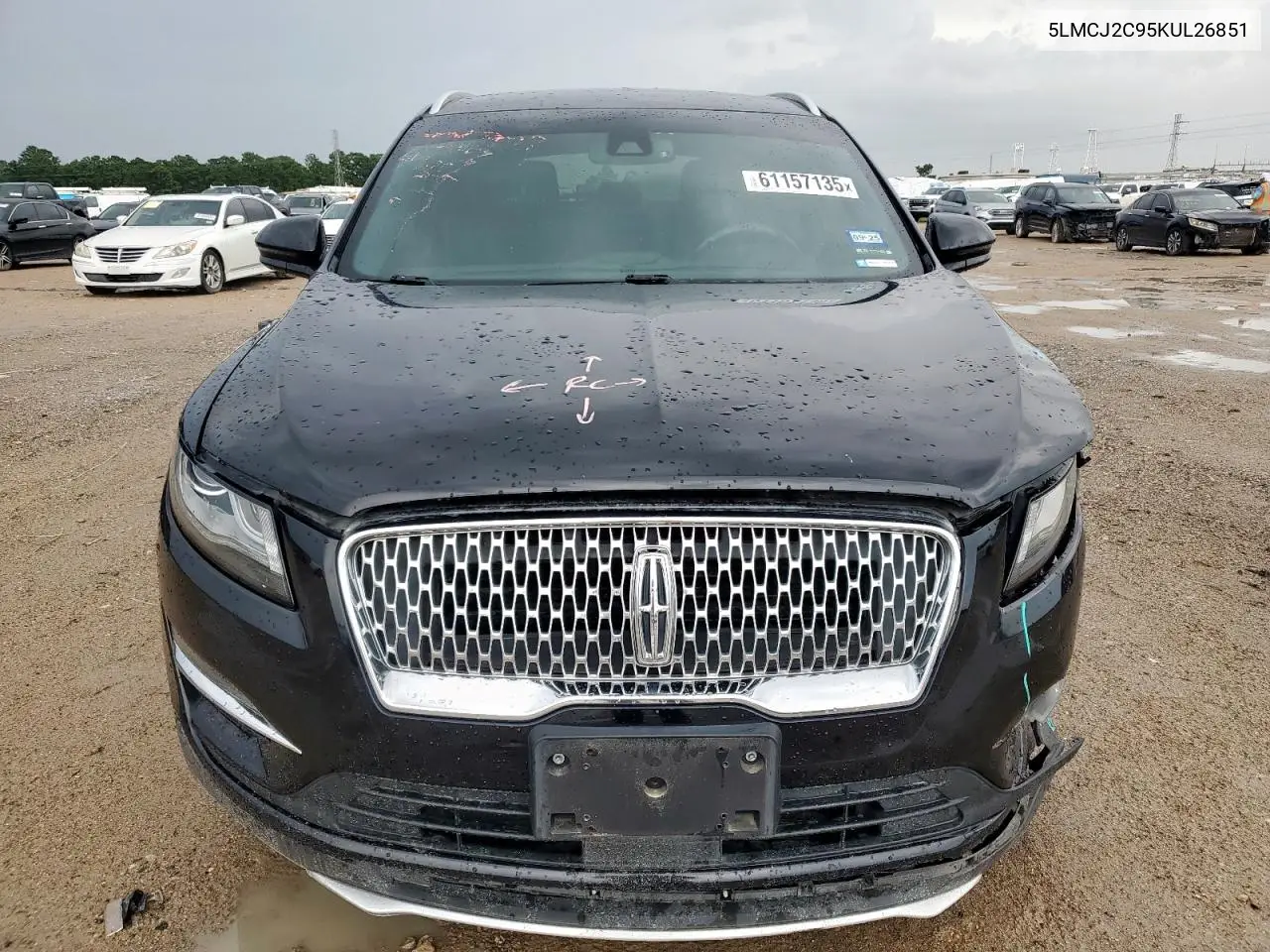 2019 Lincoln Mkc Select VIN: 5LMCJ2C95KUL26851 Lot: 61157135