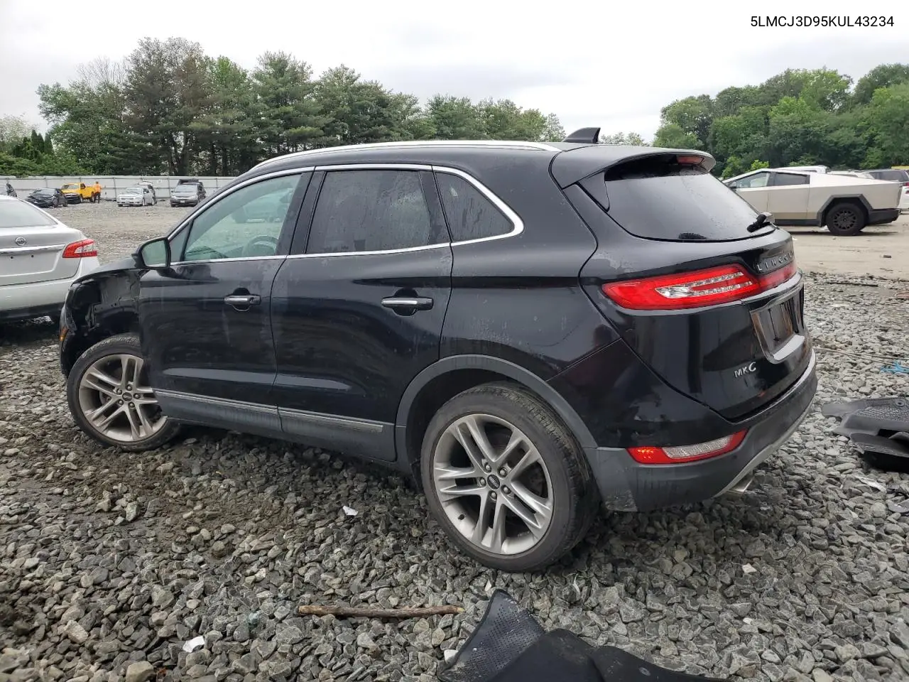 2019 Lincoln Mkc Reserve VIN: 5LMCJ3D95KUL43234 Lot: 61223605