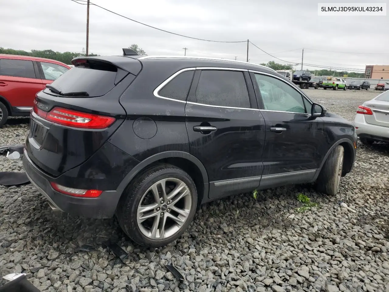 2019 Lincoln Mkc Reserve VIN: 5LMCJ3D95KUL43234 Lot: 61223605