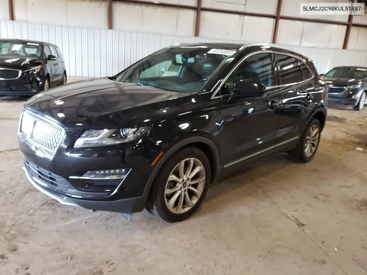2019 Lincoln Mkc Select VIN: 5LMCJ2C98KUL51887 Lot: 61253055