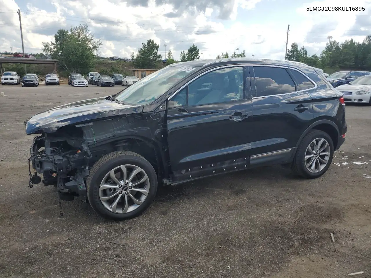2019 Lincoln Mkc Select VIN: 5LMCJ2C98KUL16895 Lot: 61597835