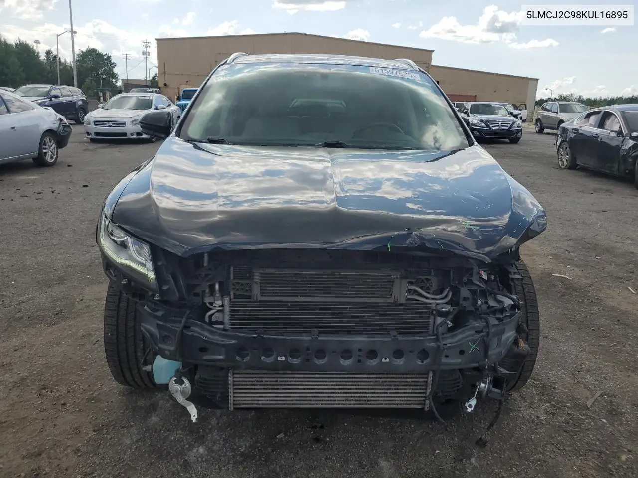 2019 Lincoln Mkc Select VIN: 5LMCJ2C98KUL16895 Lot: 61597835