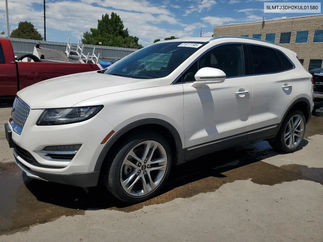 2019 Lincoln Mkc Reserve VIN: 5LMTJ3DH2KUL01580 Lot: 61611195