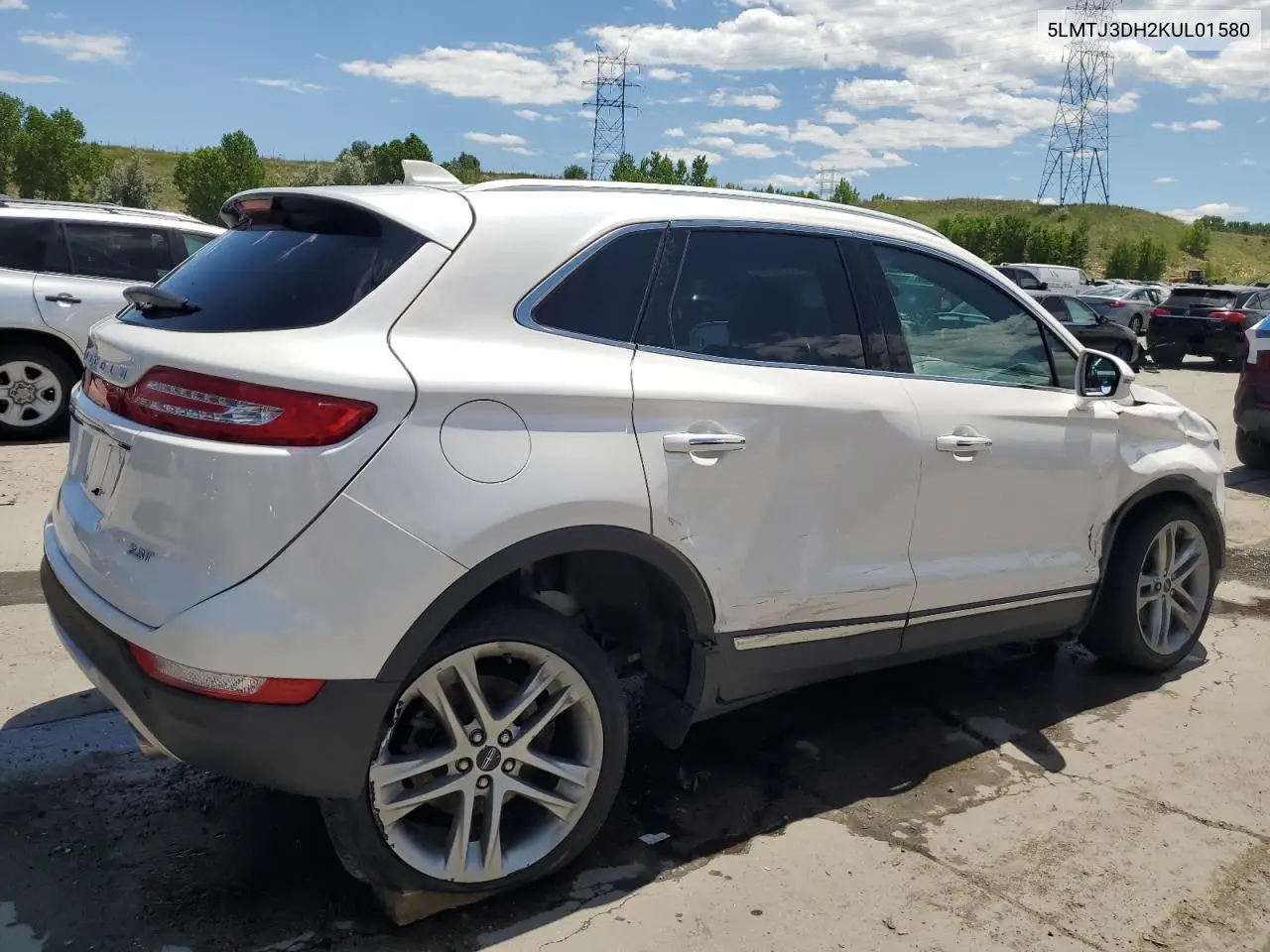 2019 Lincoln Mkc Reserve VIN: 5LMTJ3DH2KUL01580 Lot: 61611195