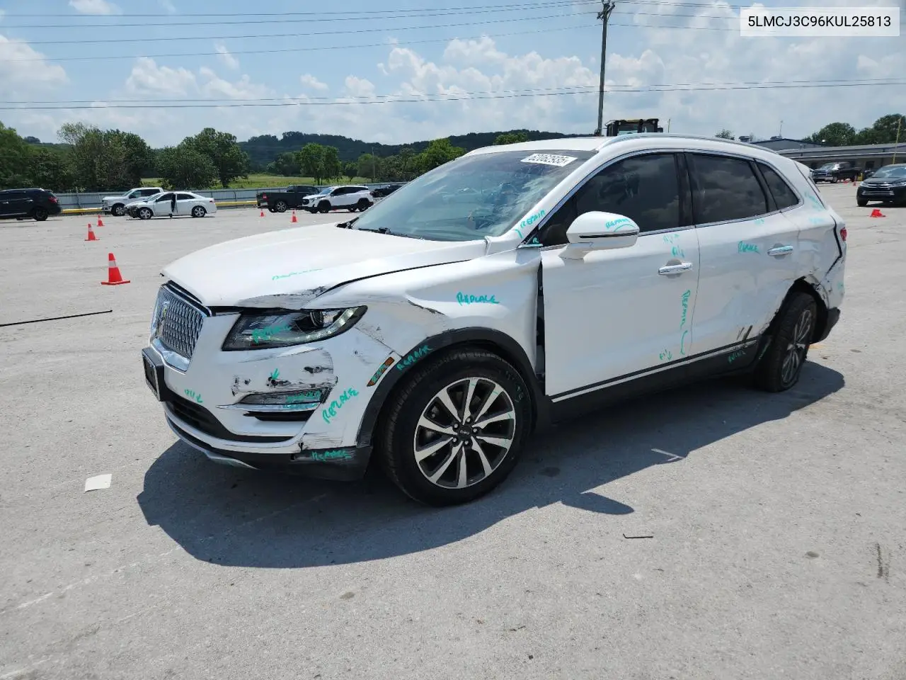 2019 Lincoln Mkc Reserve VIN: 5LMCJ3C96KUL25813 Lot: 62062935