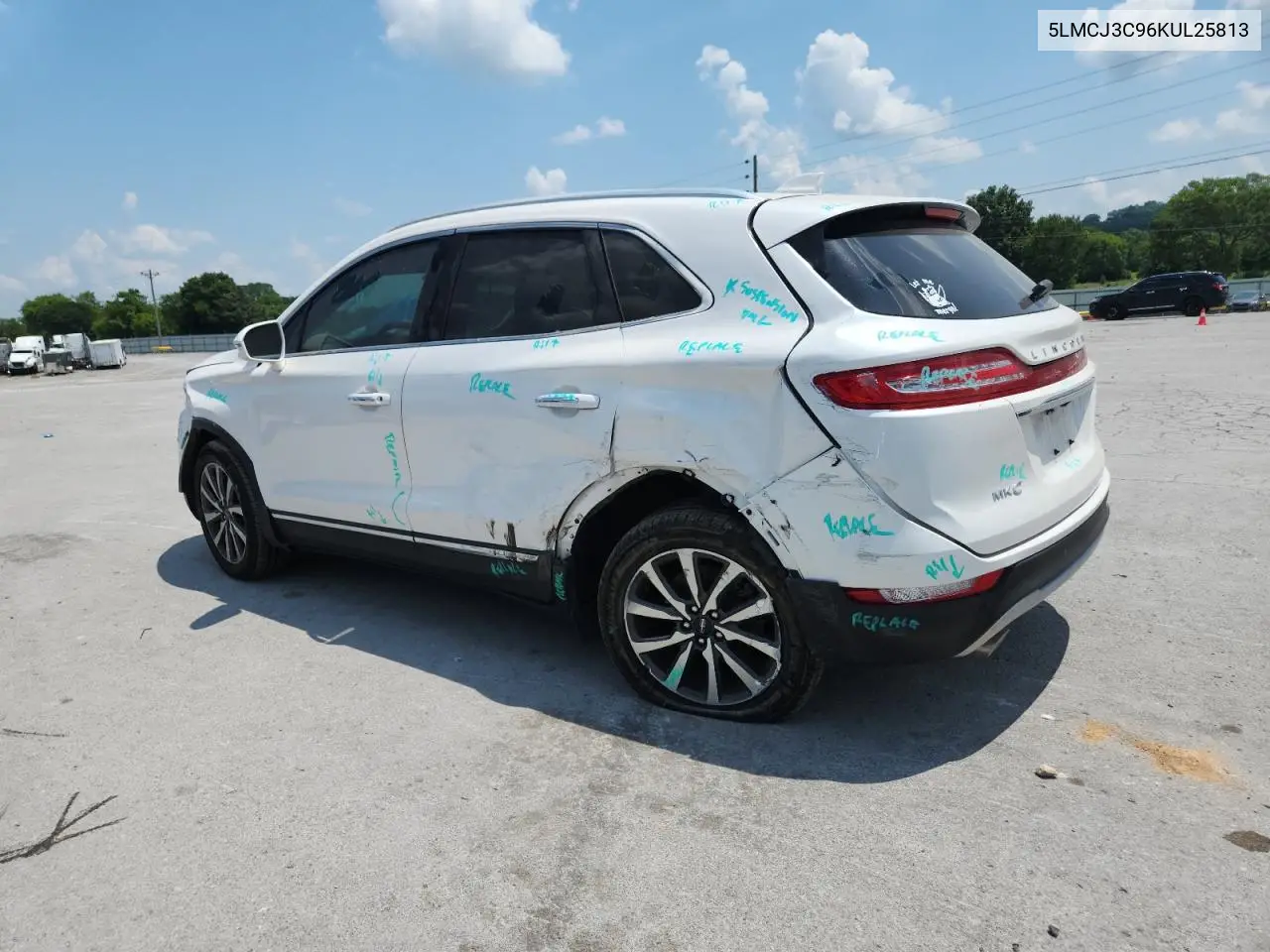 2019 Lincoln Mkc Reserve VIN: 5LMCJ3C96KUL25813 Lot: 62062935