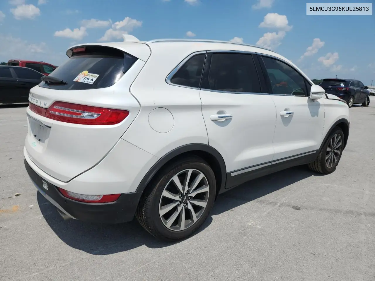 2019 Lincoln Mkc Reserve VIN: 5LMCJ3C96KUL25813 Lot: 62062935
