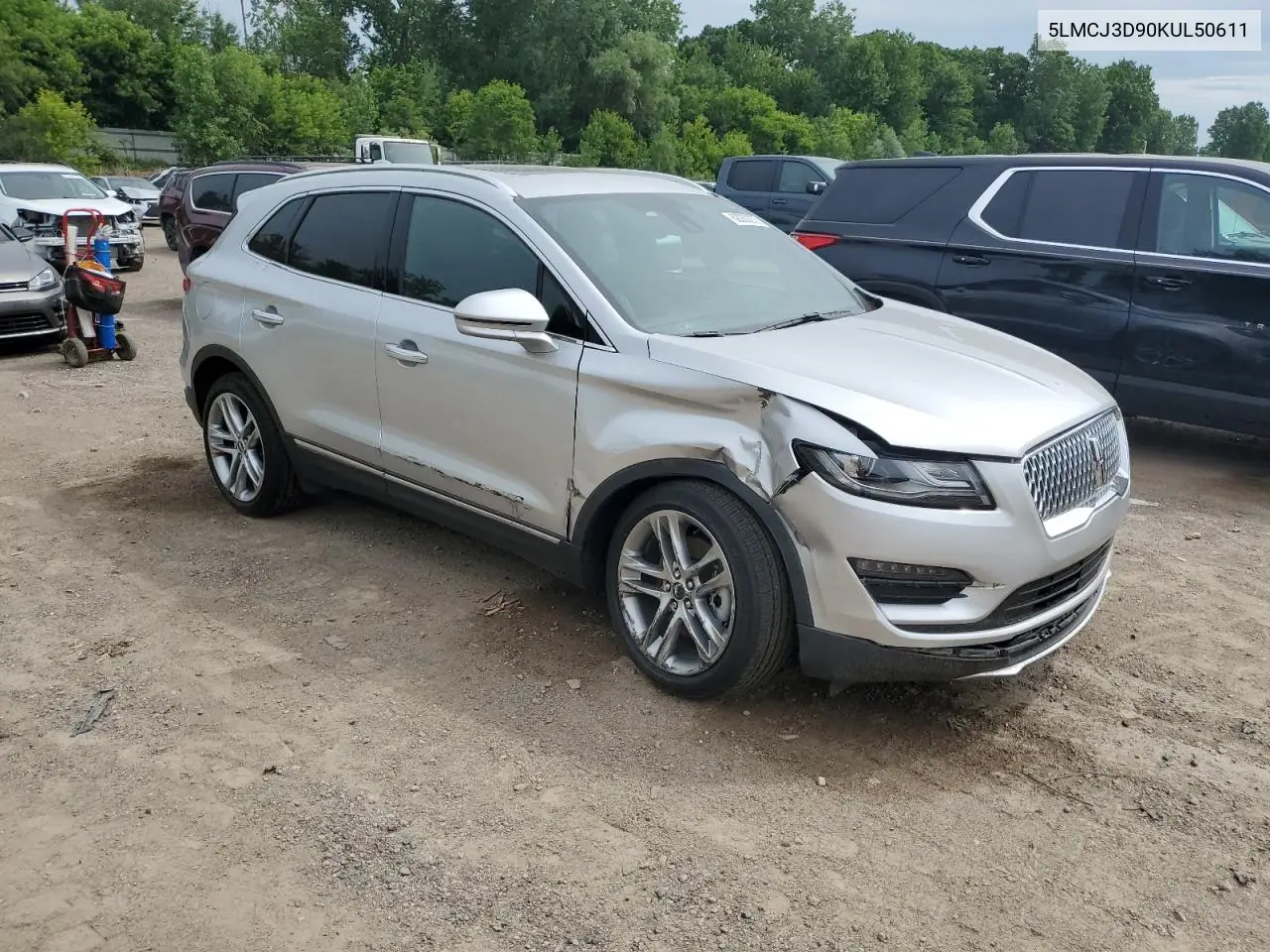 2019 Lincoln Mkc Reserve VIN: 5LMCJ3D90KUL50611 Lot: 62280275
