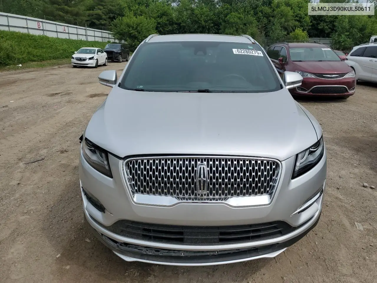 2019 Lincoln Mkc Reserve VIN: 5LMCJ3D90KUL50611 Lot: 62280275