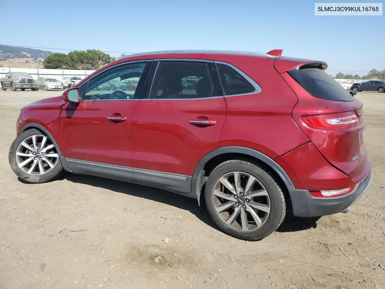2019 Lincoln Mkc Reserve VIN: 5LMCJ3C99KUL16765 Lot: 62583575