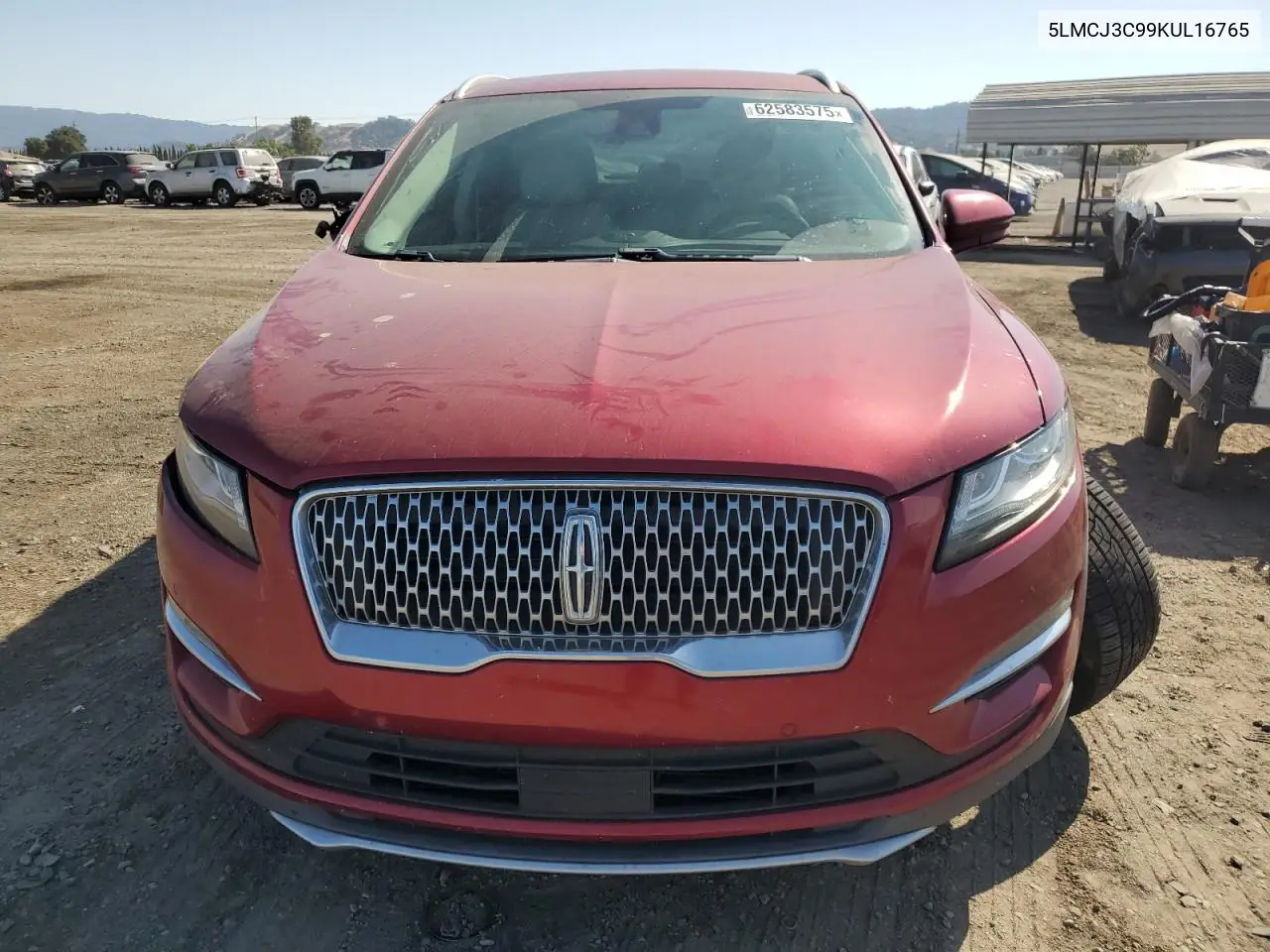 2019 Lincoln Mkc Reserve VIN: 5LMCJ3C99KUL16765 Lot: 62583575