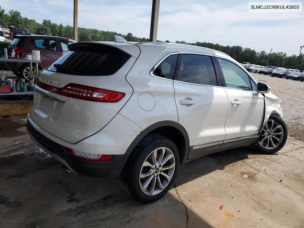 2019 Lincoln Mkc Select VIN: 5LMCJ2C98KUL42803 Lot: 62611825