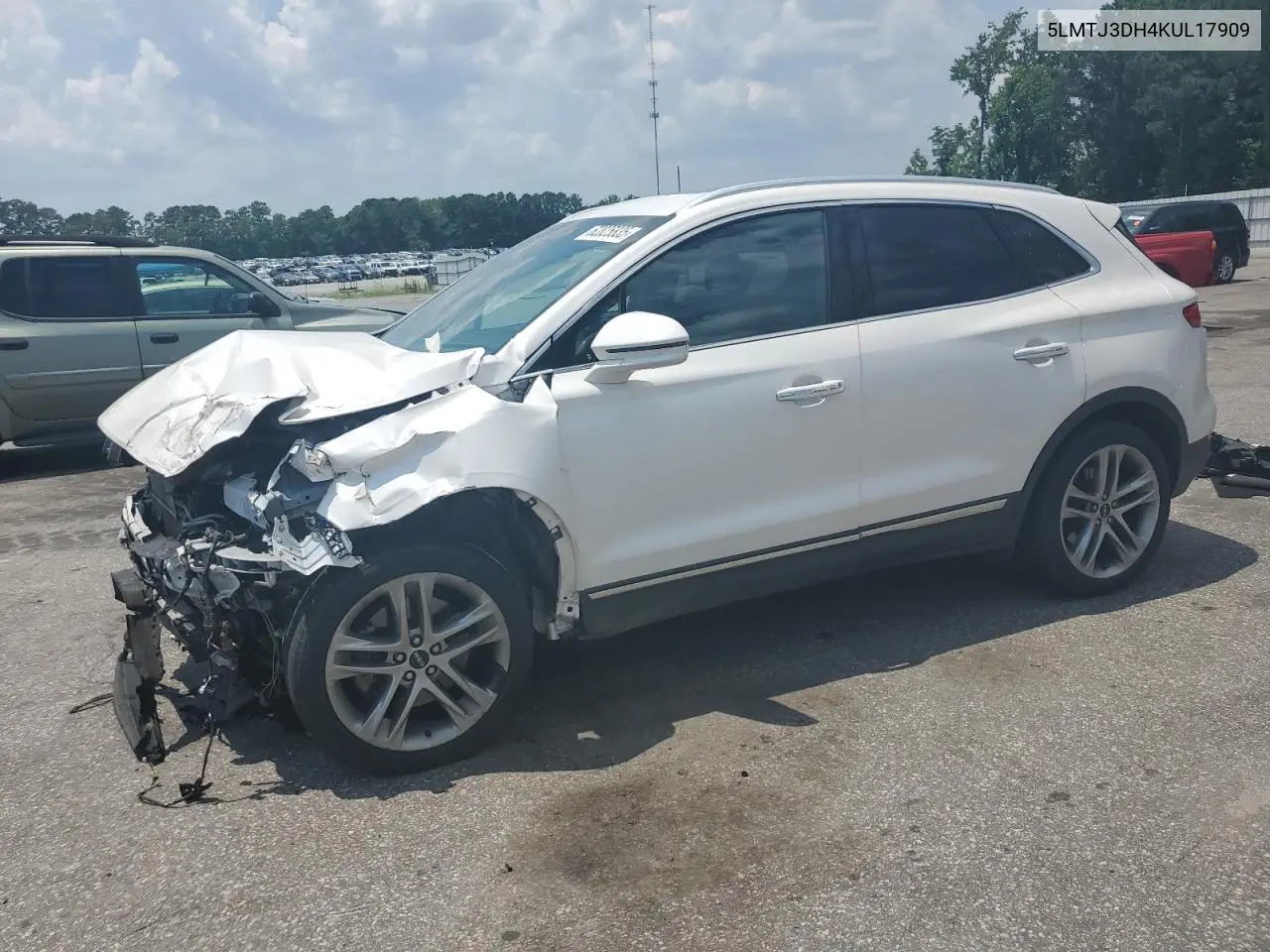 2019 Lincoln Mkc Reserve VIN: 5LMTJ3DH4KUL17909 Lot: 62825835
