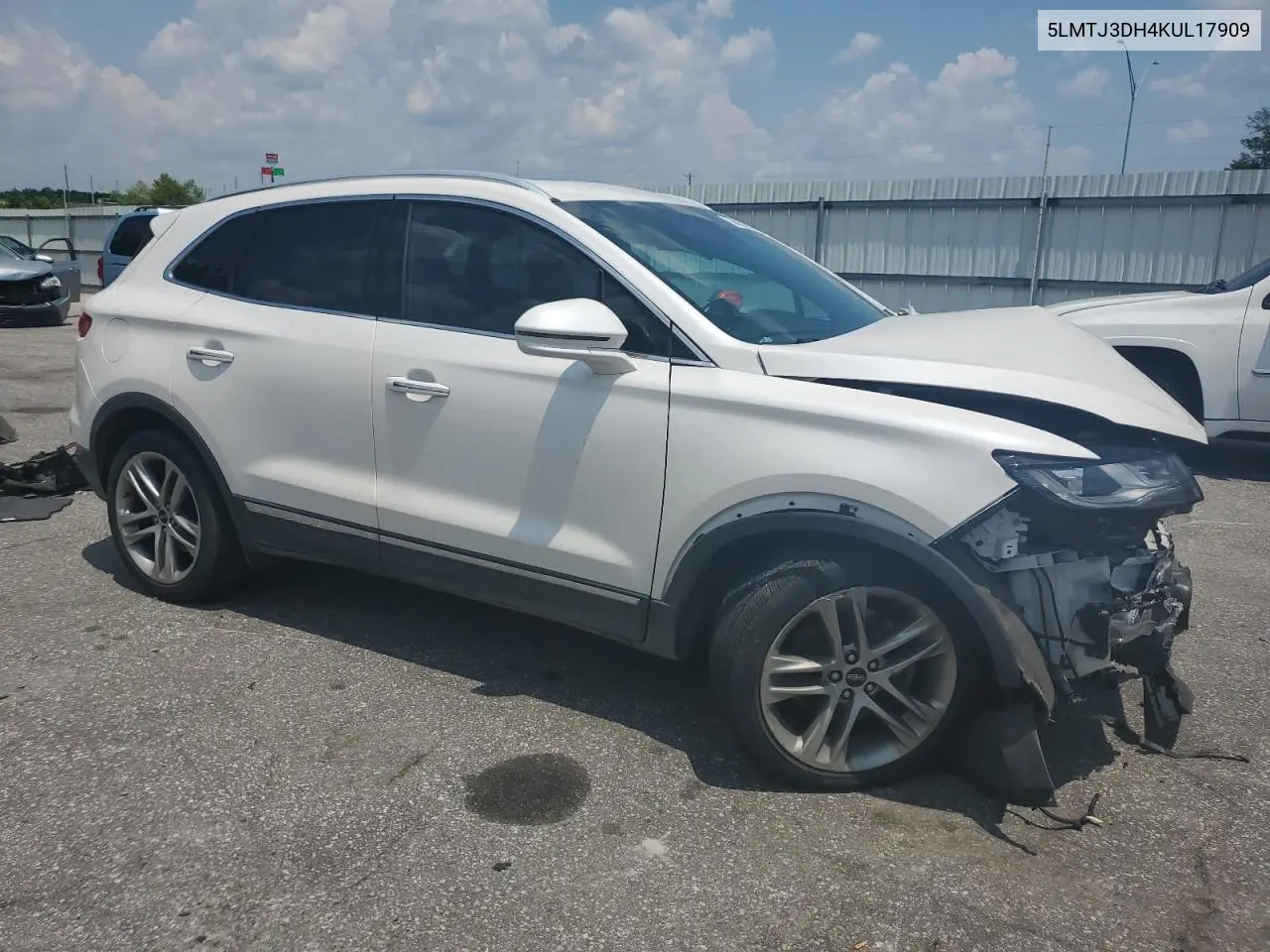 2019 Lincoln Mkc Reserve VIN: 5LMTJ3DH4KUL17909 Lot: 62825835