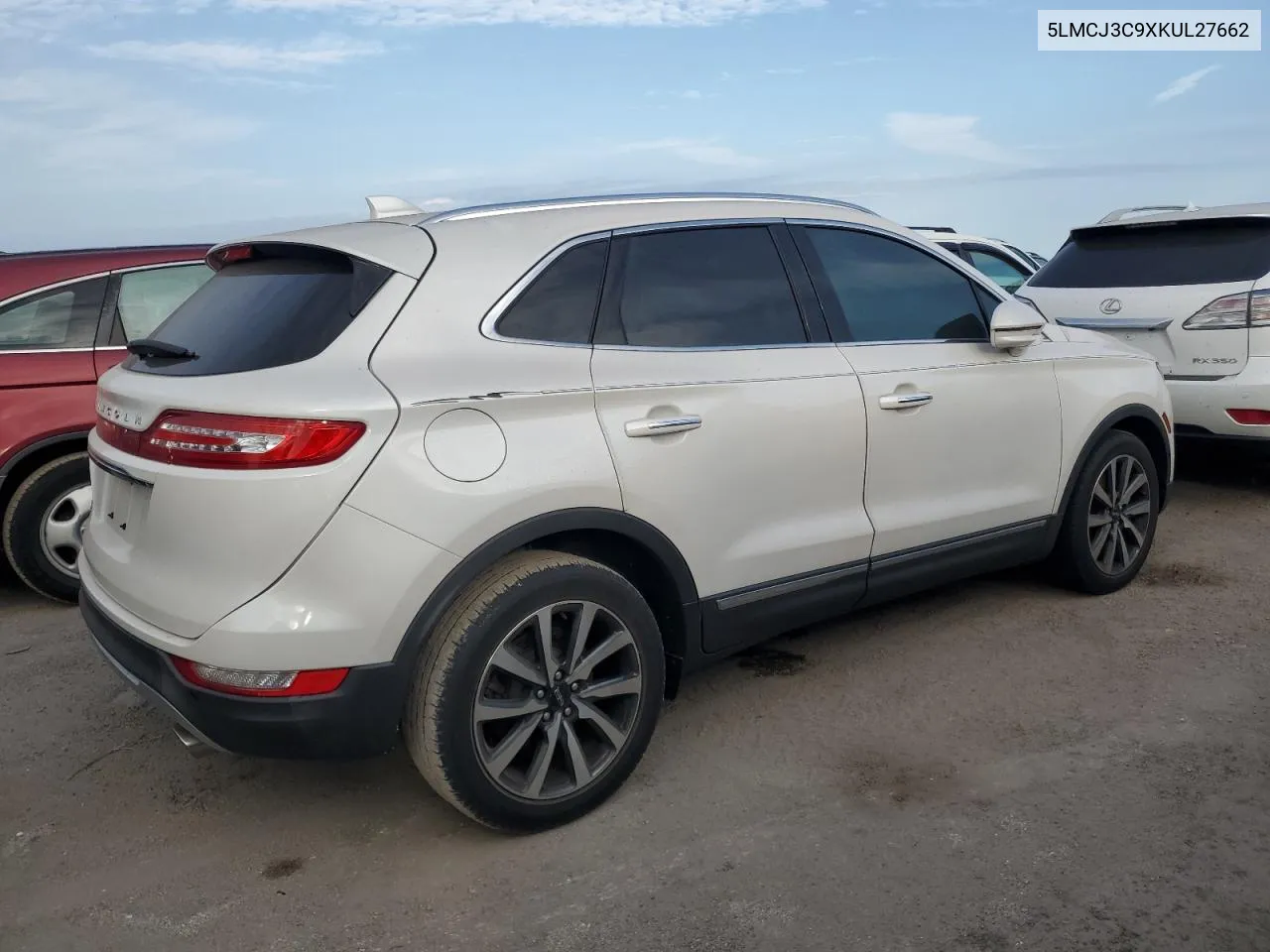 2019 Lincoln Mkc Reserve VIN: 5LMCJ3C9XKUL27662 Lot: 74805784