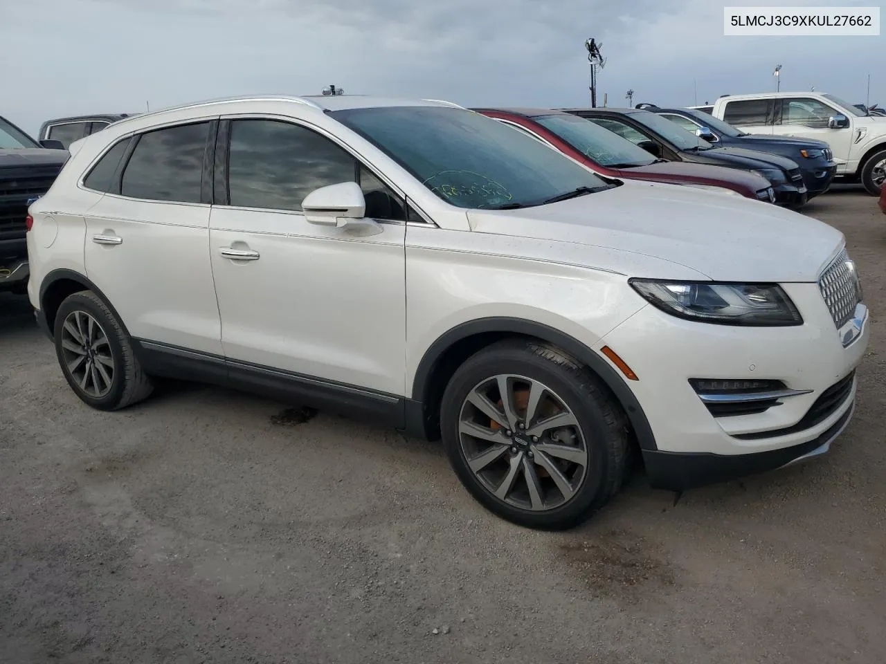 2019 Lincoln Mkc Reserve VIN: 5LMCJ3C9XKUL27662 Lot: 74805784
