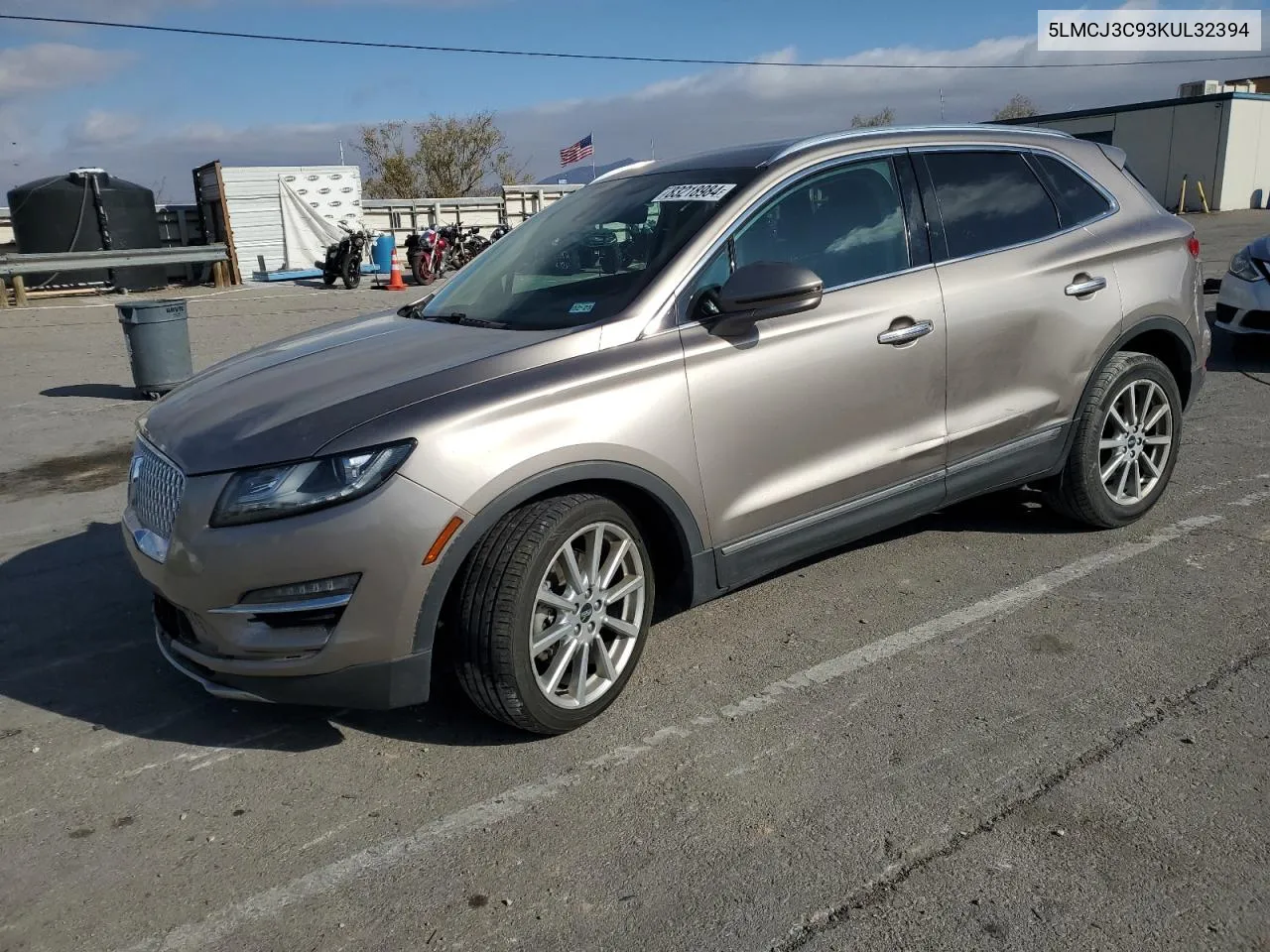2019 Lincoln Mkc Reserve VIN: 5LMCJ3C93KUL32394 Lot: 83218984