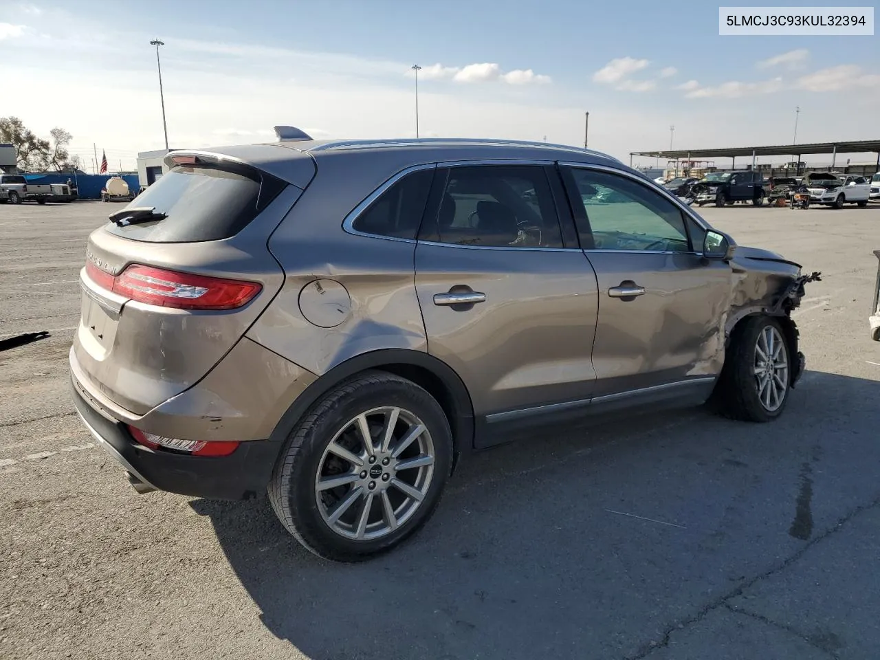 2019 Lincoln Mkc Reserve VIN: 5LMCJ3C93KUL32394 Lot: 83218984
