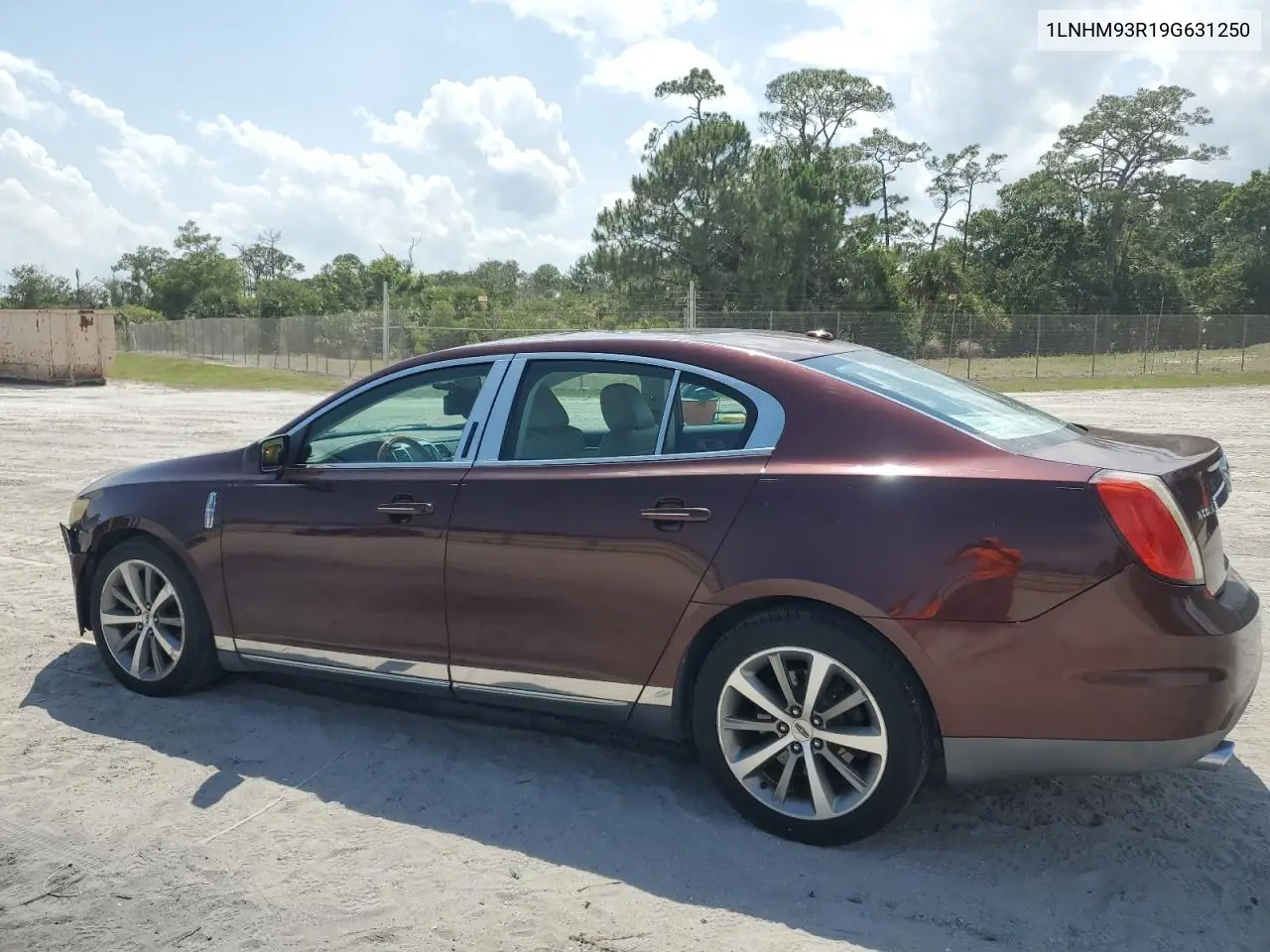 2009 Lincoln Mks VIN: 1LNHM93R19G631250 Lot: 55442505