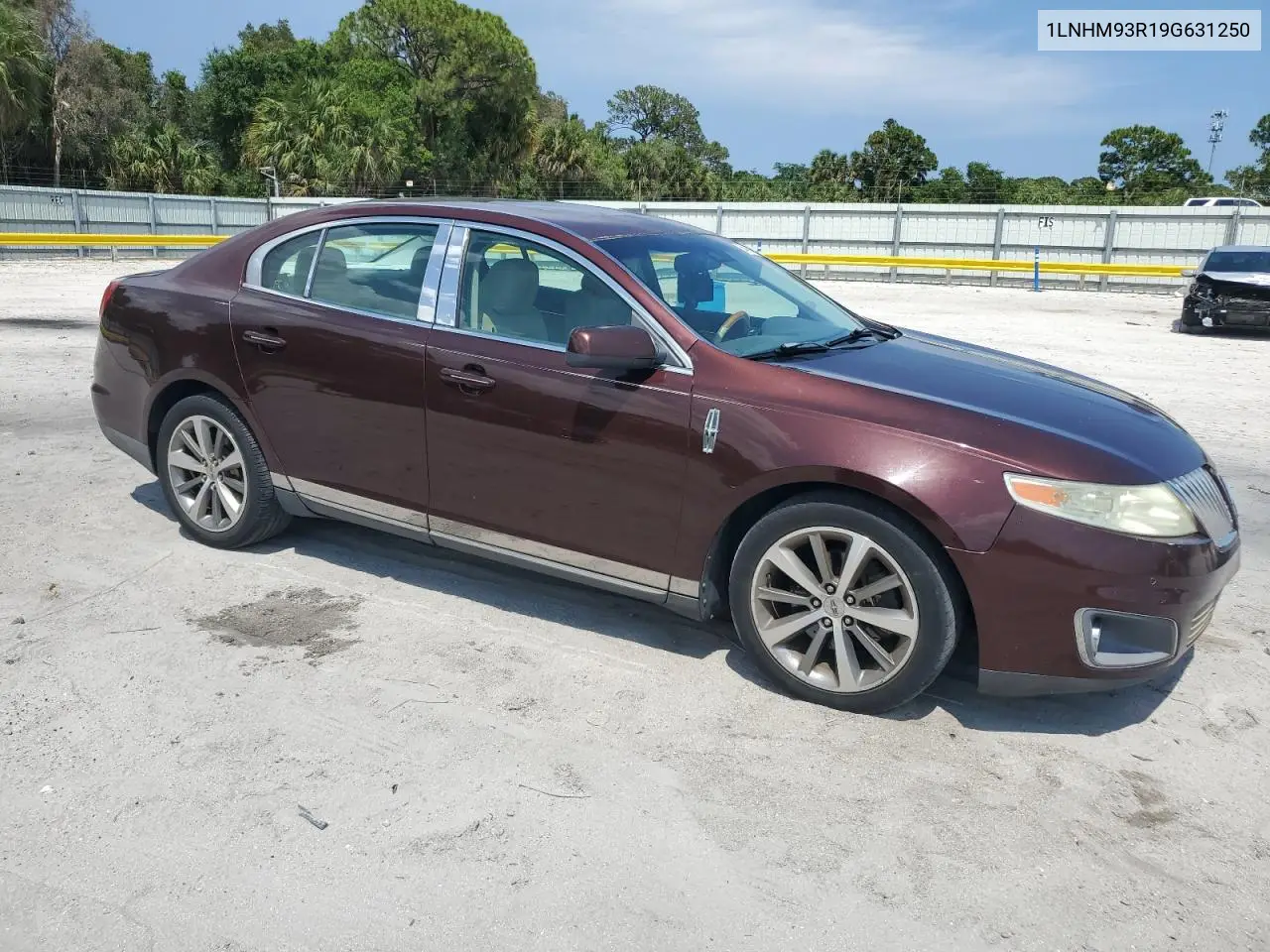 2009 Lincoln Mks VIN: 1LNHM93R19G631250 Lot: 55442505