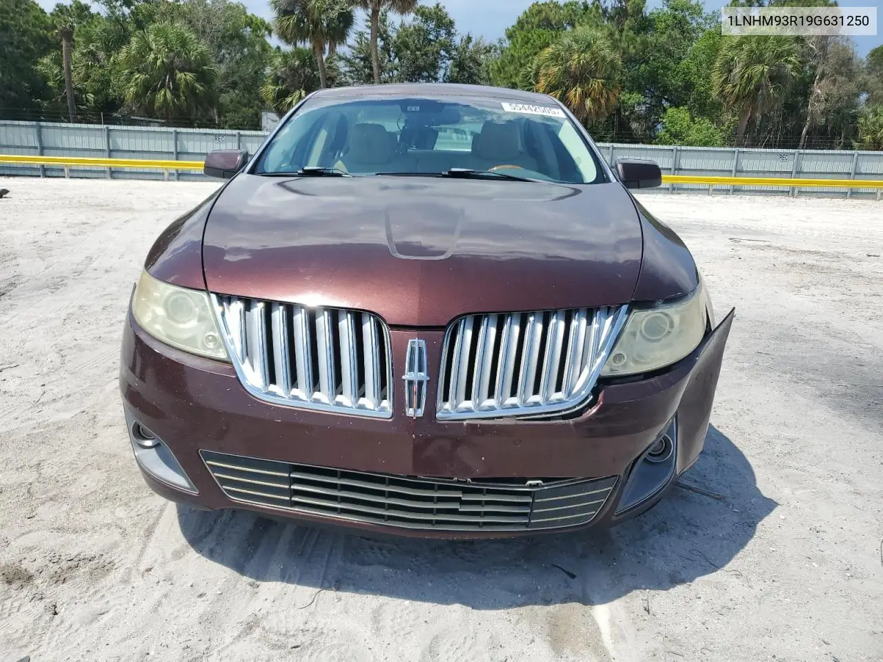 2009 Lincoln Mks VIN: 1LNHM93R19G631250 Lot: 55442505