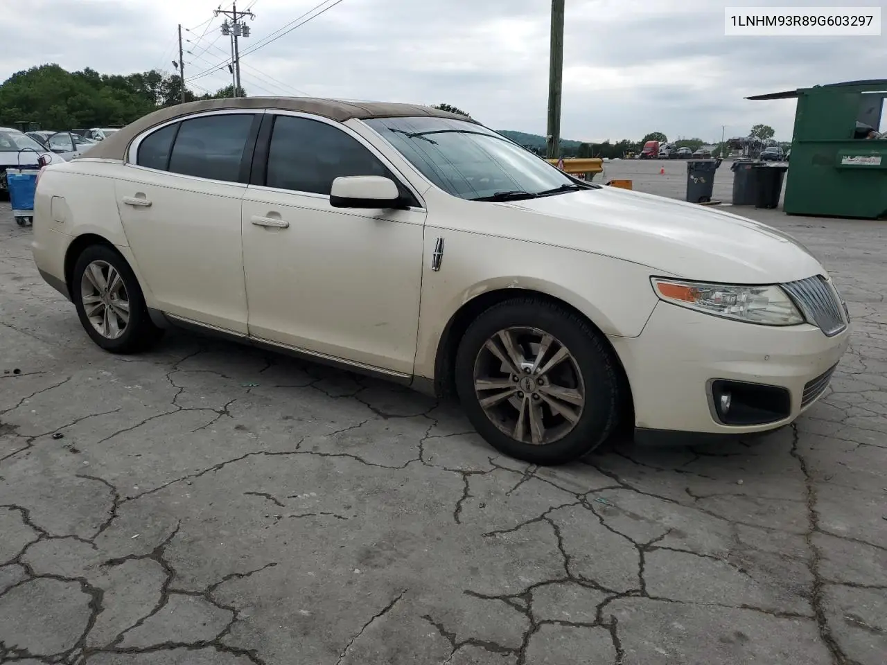 2009 Lincoln Mks VIN: 1LNHM93R89G603297 Lot: 55474585