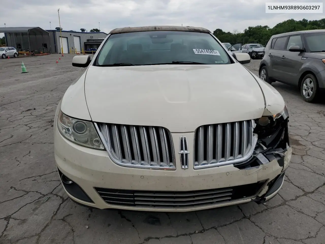 2009 Lincoln Mks VIN: 1LNHM93R89G603297 Lot: 55474585