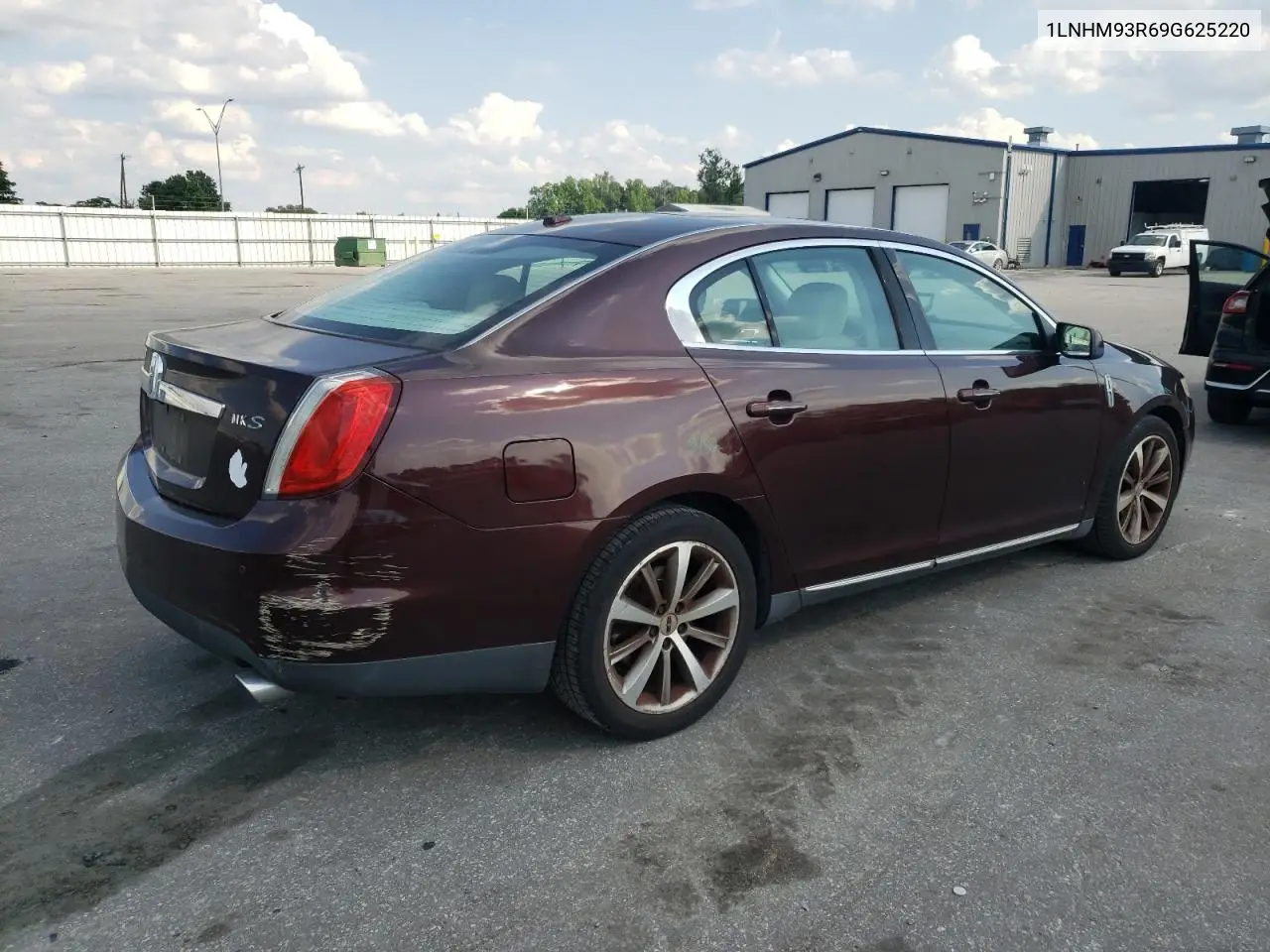 2009 Lincoln Mks VIN: 1LNHM93R69G625220 Lot: 56106665