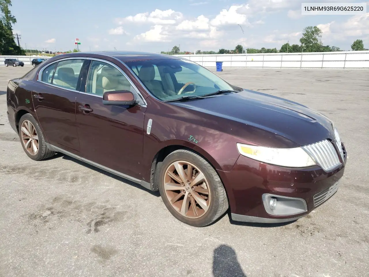 2009 Lincoln Mks VIN: 1LNHM93R69G625220 Lot: 56106665