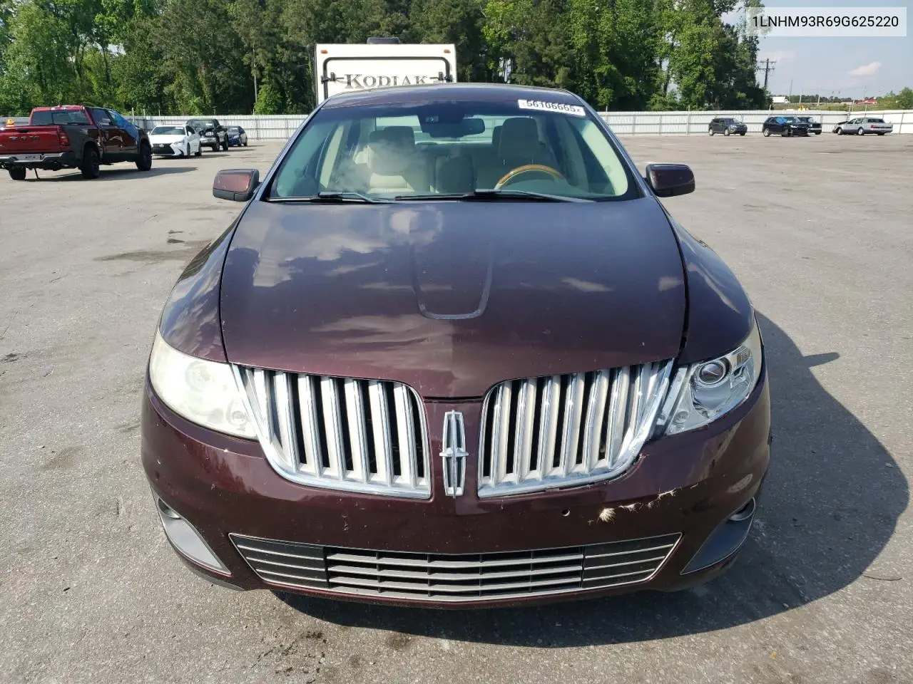 2009 Lincoln Mks VIN: 1LNHM93R69G625220 Lot: 56106665