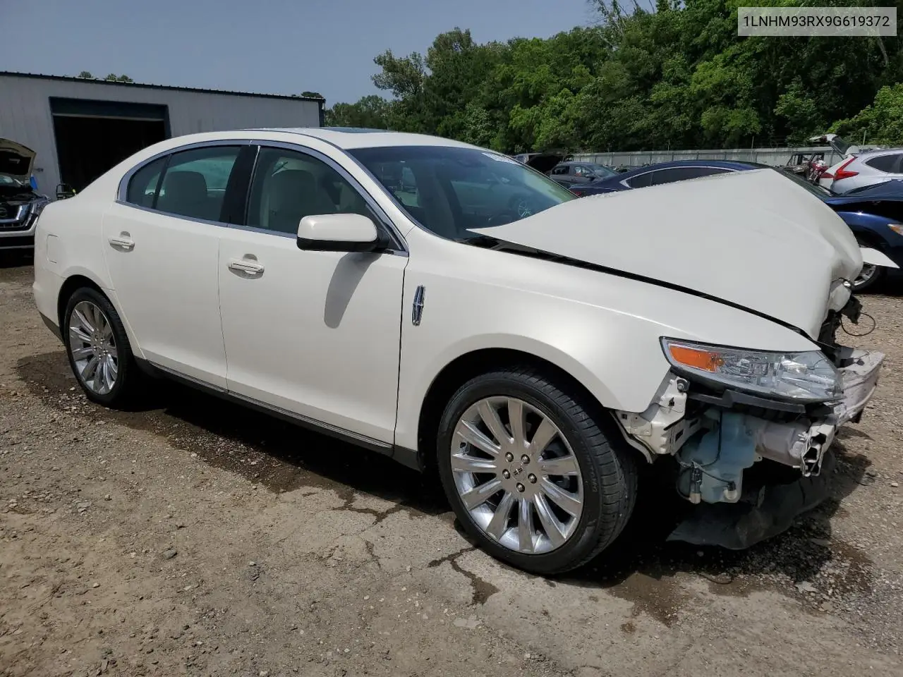 2009 Lincoln Mks VIN: 1LNHM93RX9G619372 Lot: 57061705
