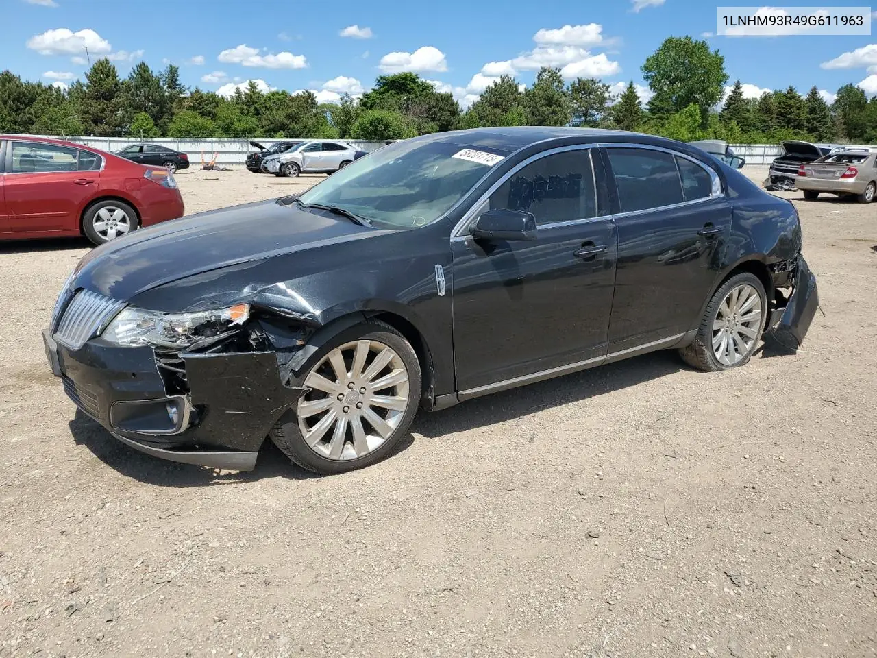 2009 Lincoln Mks VIN: 1LNHM93R49G611963 Lot: 58201715